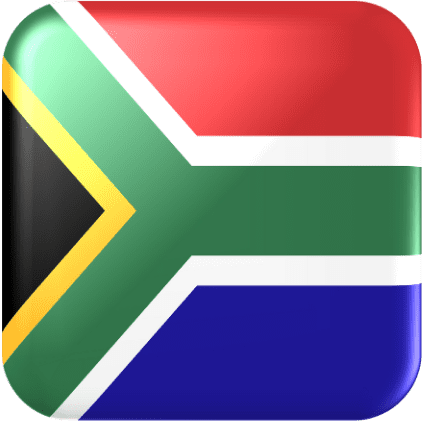Bandeira da Africa do Sul.