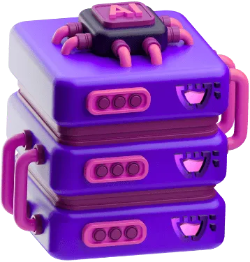 Um armário de armazenamento roxo do Fortnite.