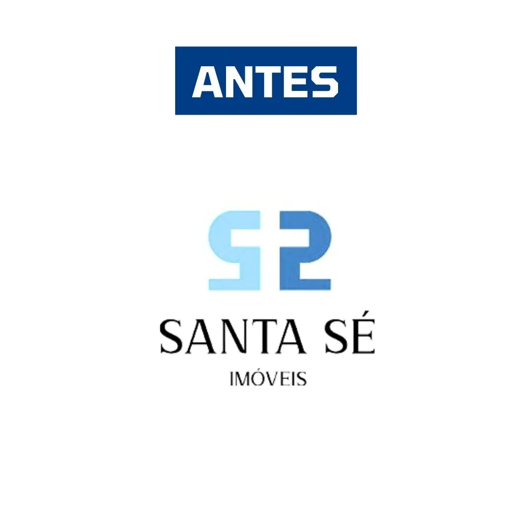 Logotipo antigo da Santa Sé Imóveis com as iniciais