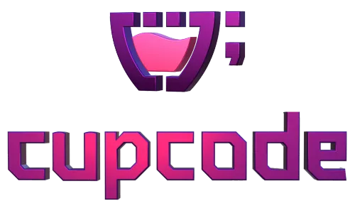 Logo Cupcode 3D Texto