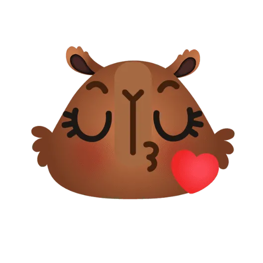 Emoji of the mascot Stella winking.