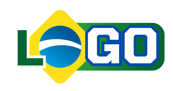 Logotipo gráfico com as letras