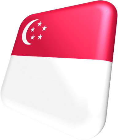 Bandeira da Singapura.