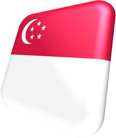 Bandeira de Singapura.