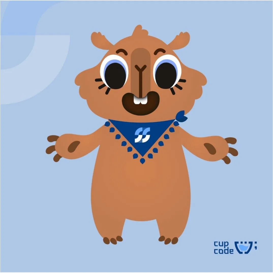 Image of the mascot Stella in various positions - 1.