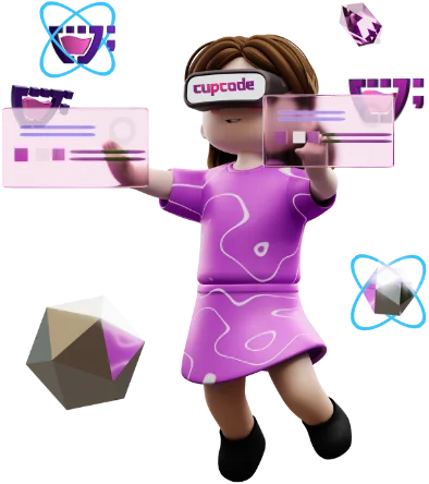 Uma mulher usando tecnologias de ultima geração