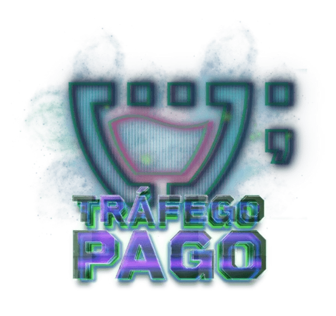 Logotipo da Gestão de Tráfego Pago da Cupcode, o logotipo e os dizeres: 