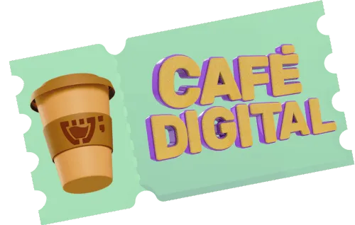 Ícone de uma xícara de café digital