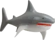 Tubarão Cinza em 3D: uma representação realista e detalhada de um tubarão cinza em 3D, destacando-se por sua textura e nuances de cor.