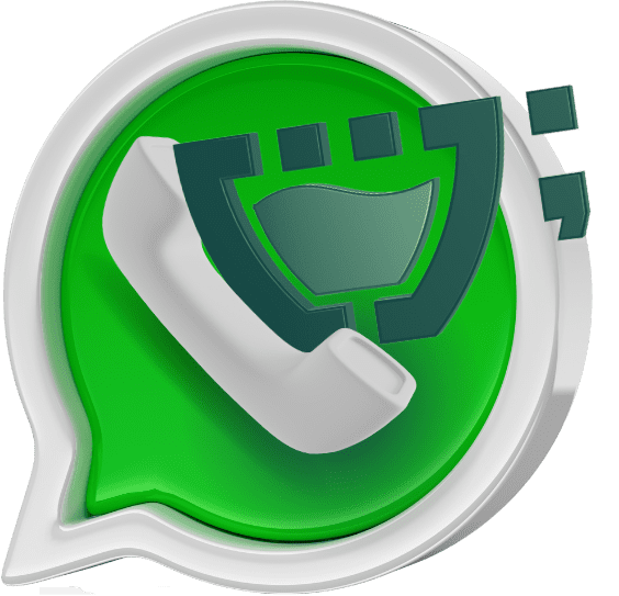 Ícone do aplicativo WhatsApp em verde e branco com o logo da Cupcode incorporado na parte superior do balão de conversa, indicando contato por WhatsApp. O ícone está em um fundo verde claro com o texto 