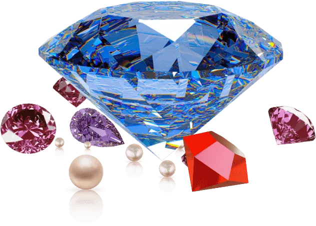 Varias joias raras no mundo todo