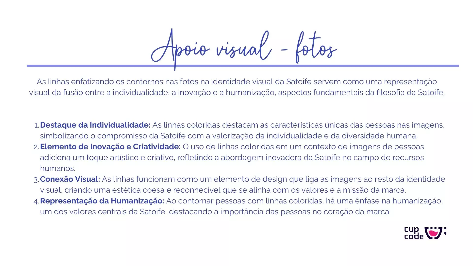 Apresentação do branding da Satoife