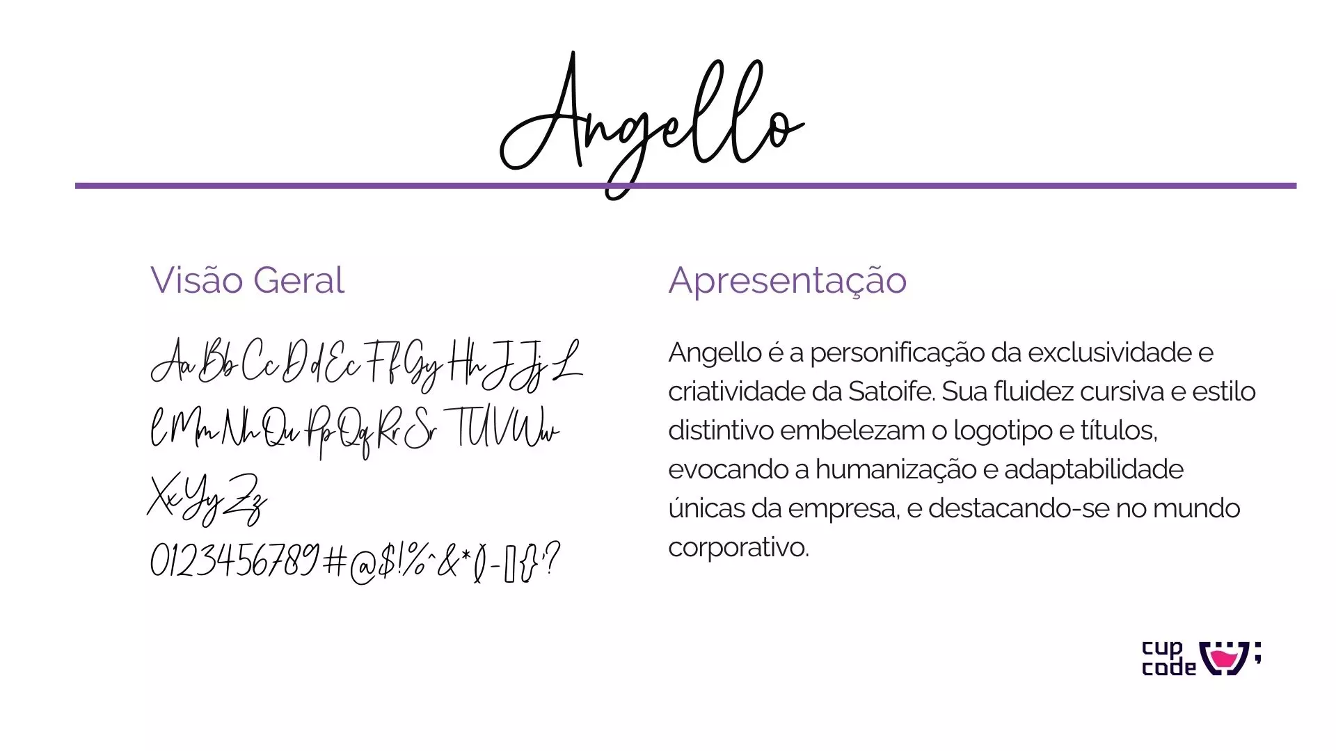 Apresentação do branding da Satoife