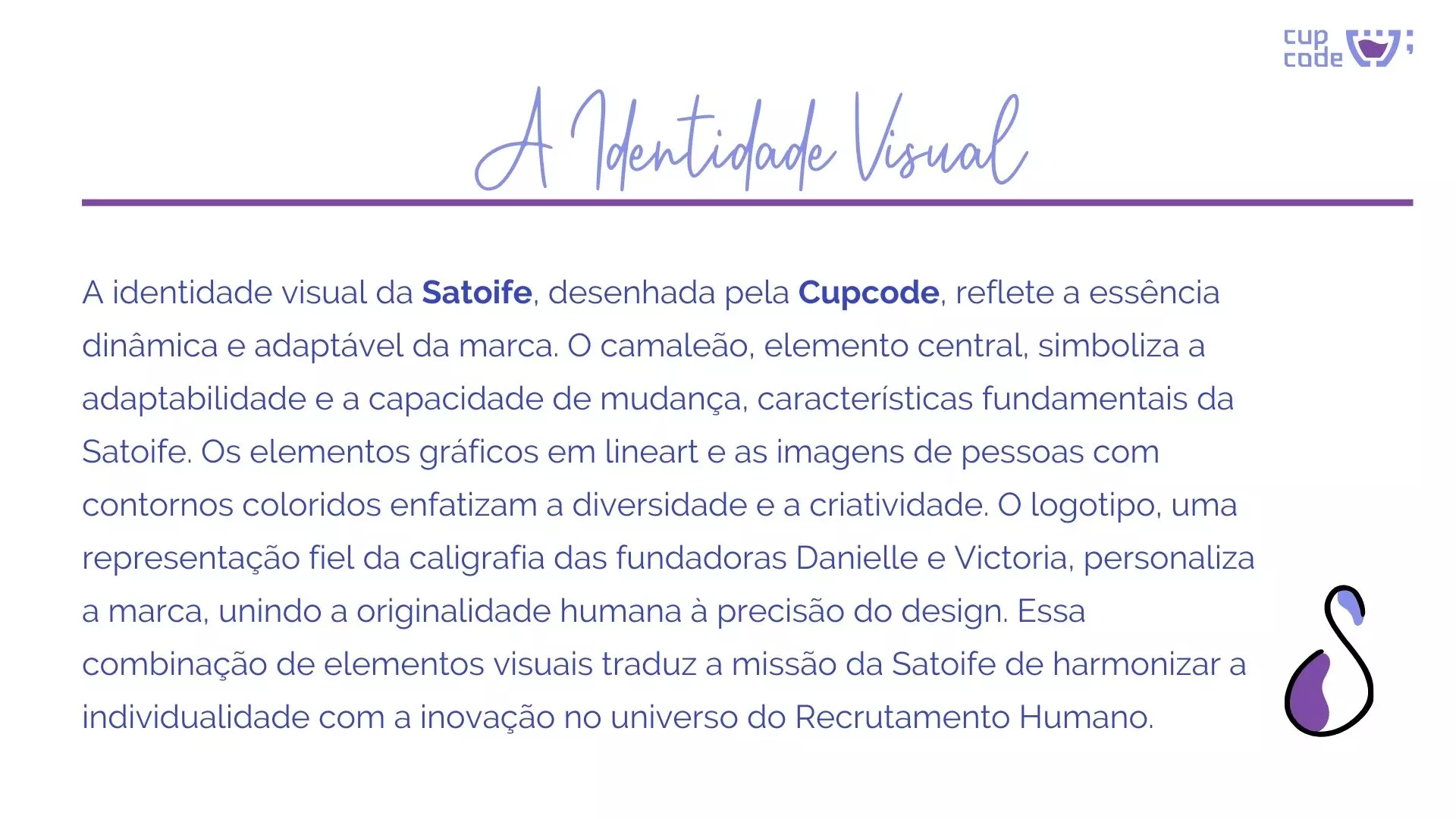 Apresentação do branding da Satoife