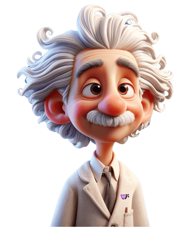 Um cientista vestindo uma camiseta com o logotipo da Cupcode