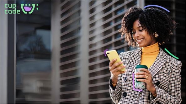 Imagem do quarto slide do carrossel de suporte visual da Satoife, destacando elementos gráficos modernos.